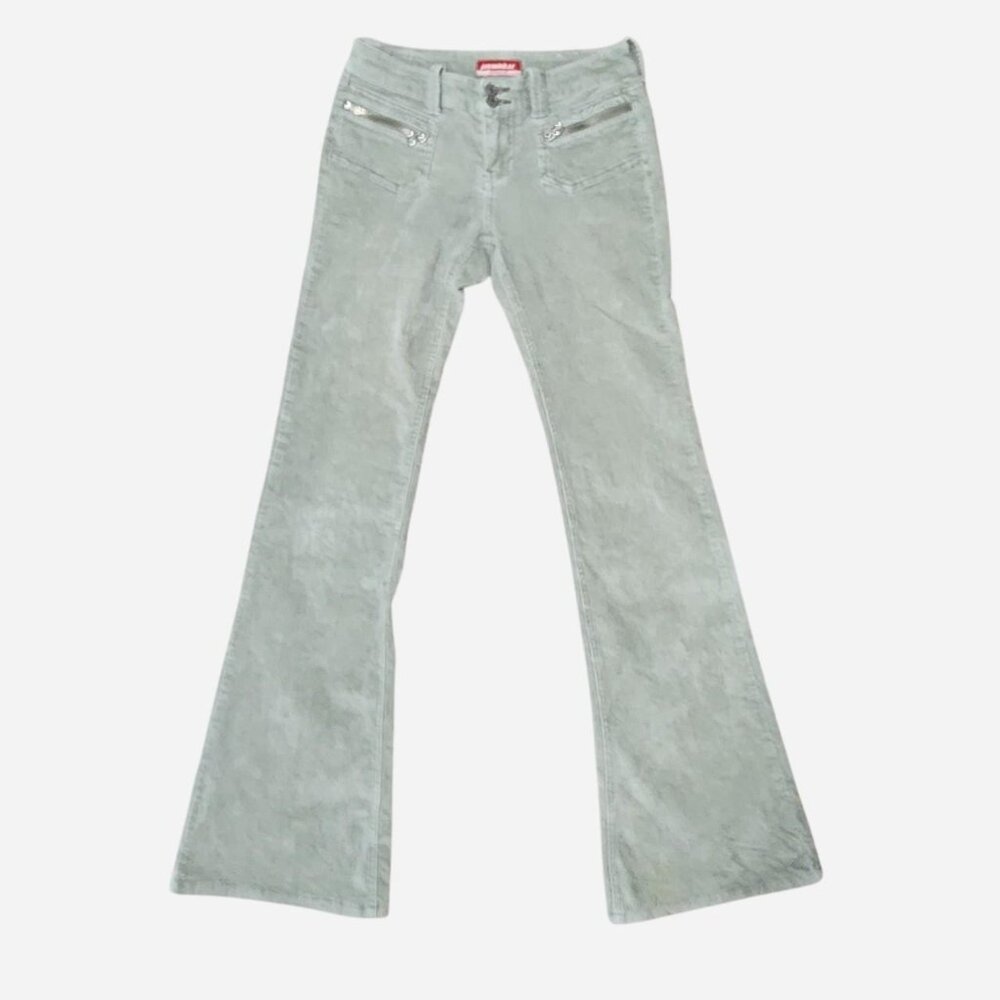 Unionbay Y2K Vintage olive green flare corduroy - Size 5 juniors